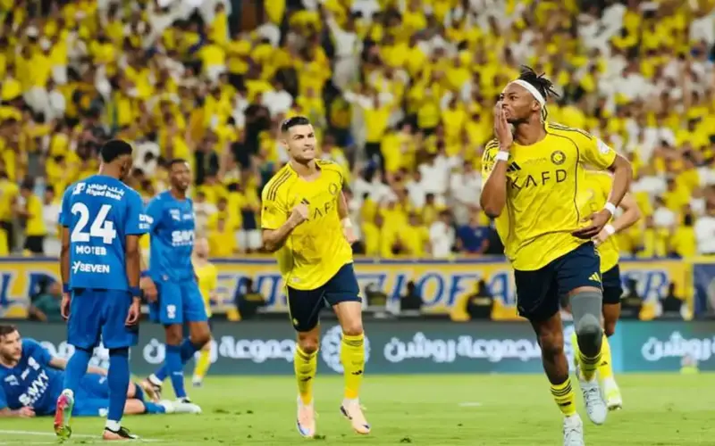 انتهت الدوري السعودي – النصر (4)-(1) ضمك والفيحاء (0)-(1) الهلال.. النصر بطل الدوري
                
                يقدم FilGoal.com تغطية حية ومباشرة لليوم الأخير من الدوري السعودي حيث حسم اللقب بين النصر أو الهلال.
                الخميس، 21 مايو 2026 – 20:30